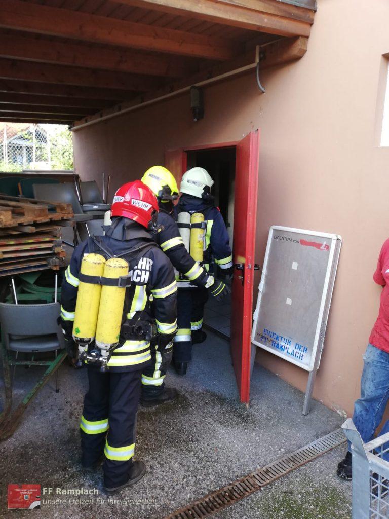Atemschutzübung: Gasleck im Keller