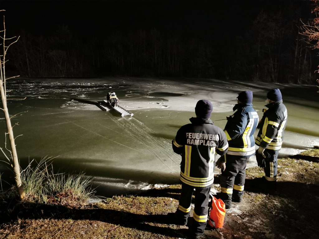 Übung: Retten aus dem Eis