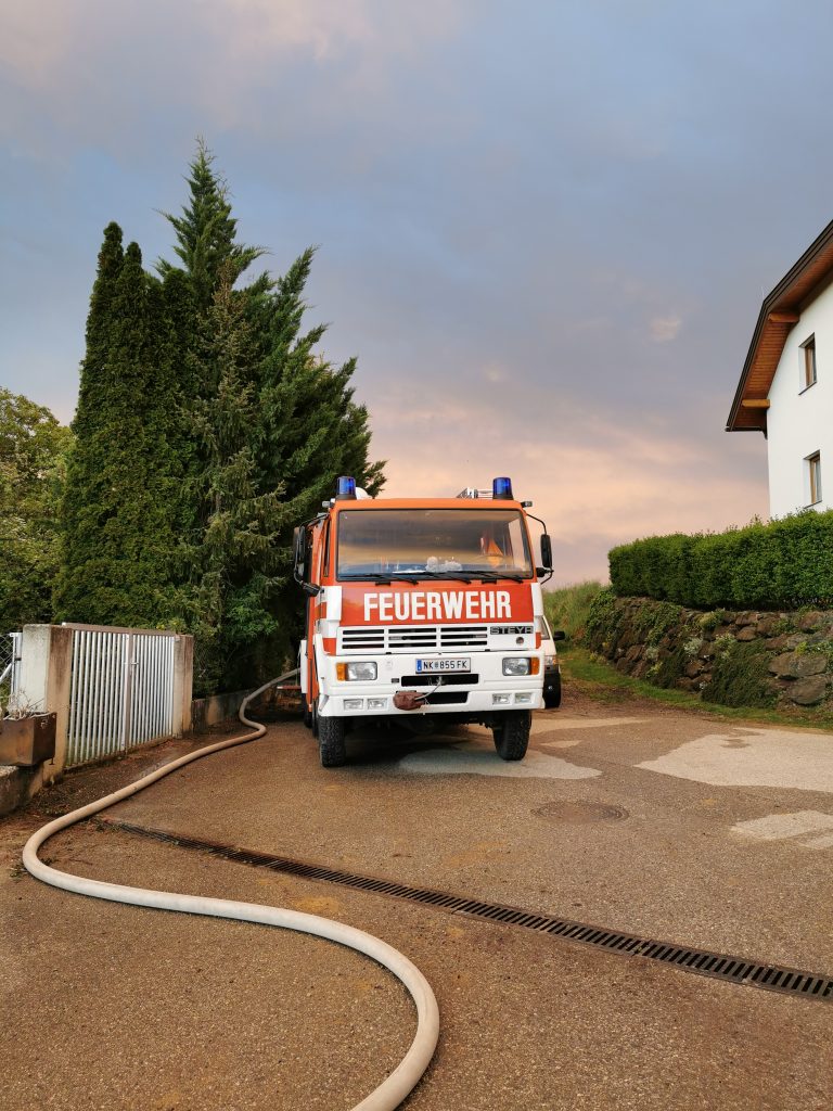 Brandübung in Ramplach