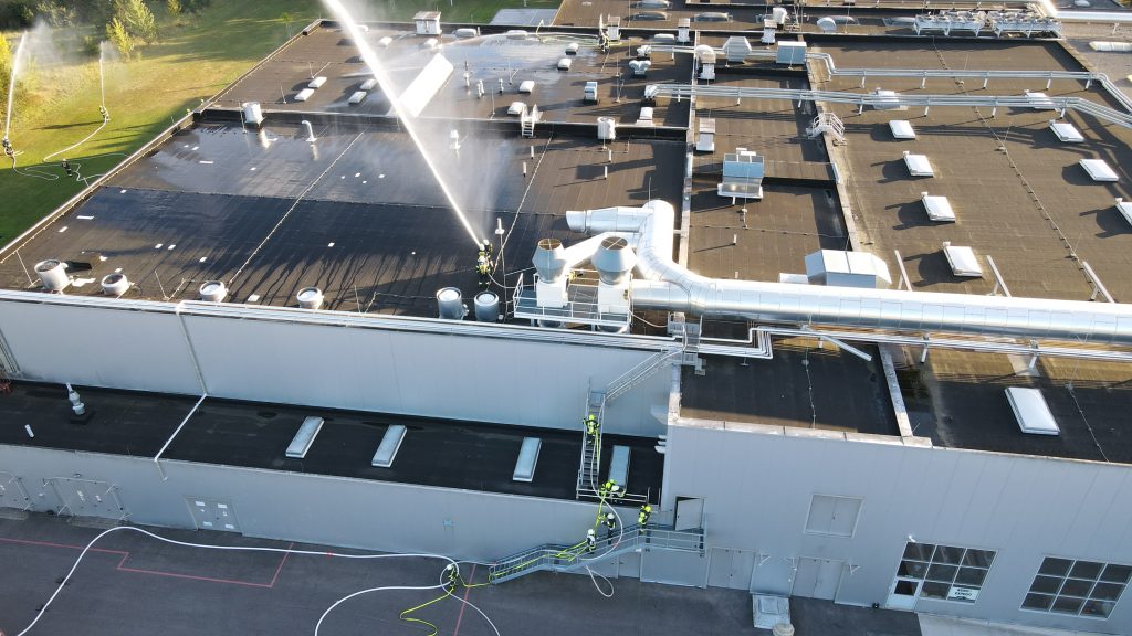 Unterabschnittsübung bei Firma Constantia Patz in Loipersbach